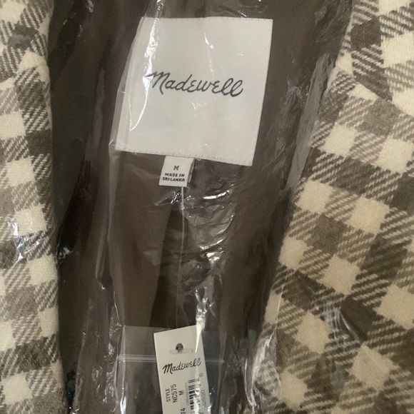 Madewell Larsen Blazer in Undyed Check - Picture 7 of 8